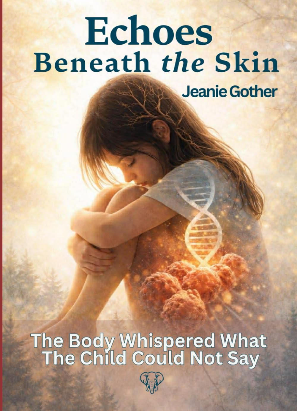 Echoes Beneath the Skin: The Body Whispered What the Child Could Not Say — book cover by Jeanie Gother